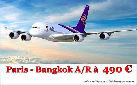 paris bangkok thai airways|vol paris bangkok direct thai.